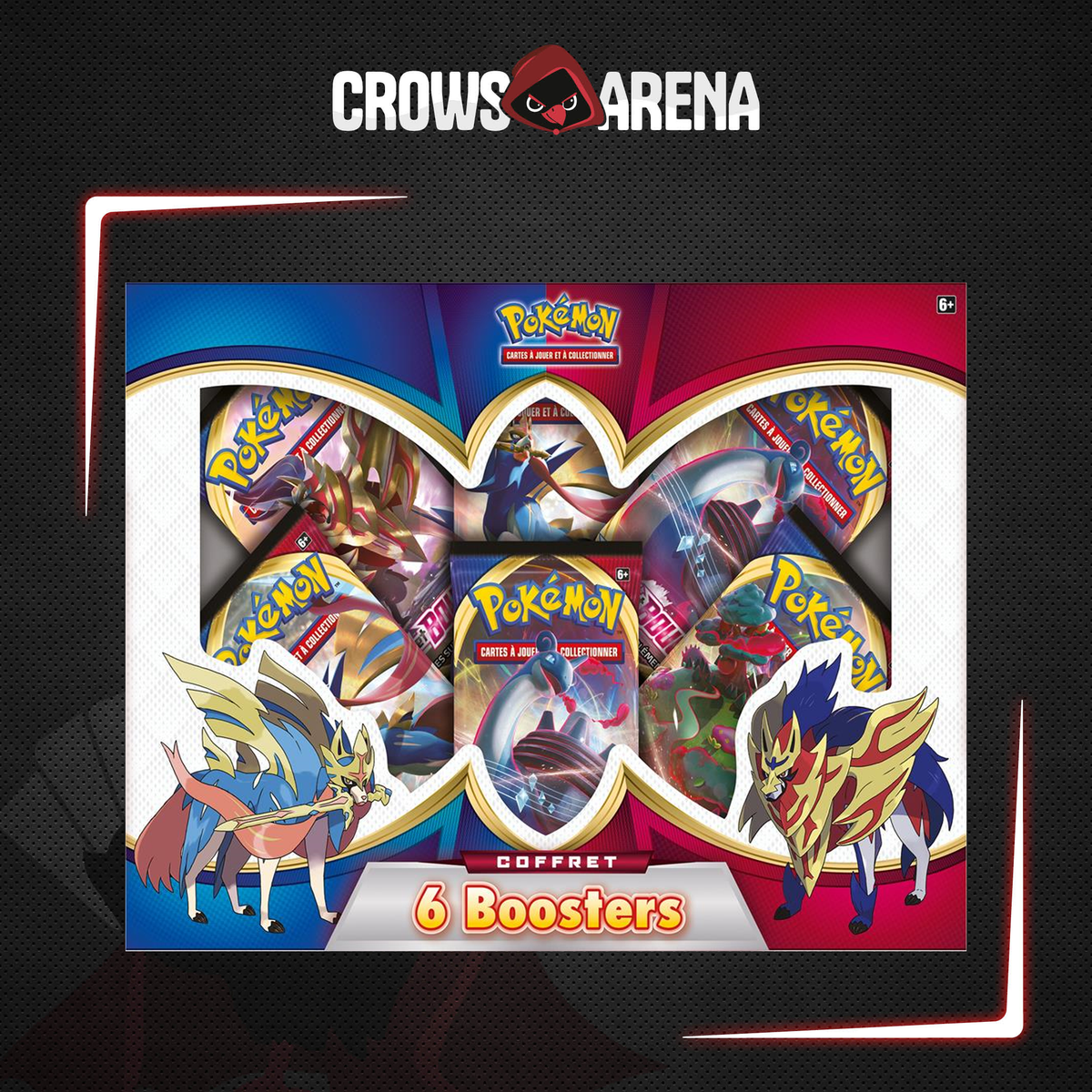 Pokémon - Coffret 6 boosters - Épée et Bouclier - EB01 - FR