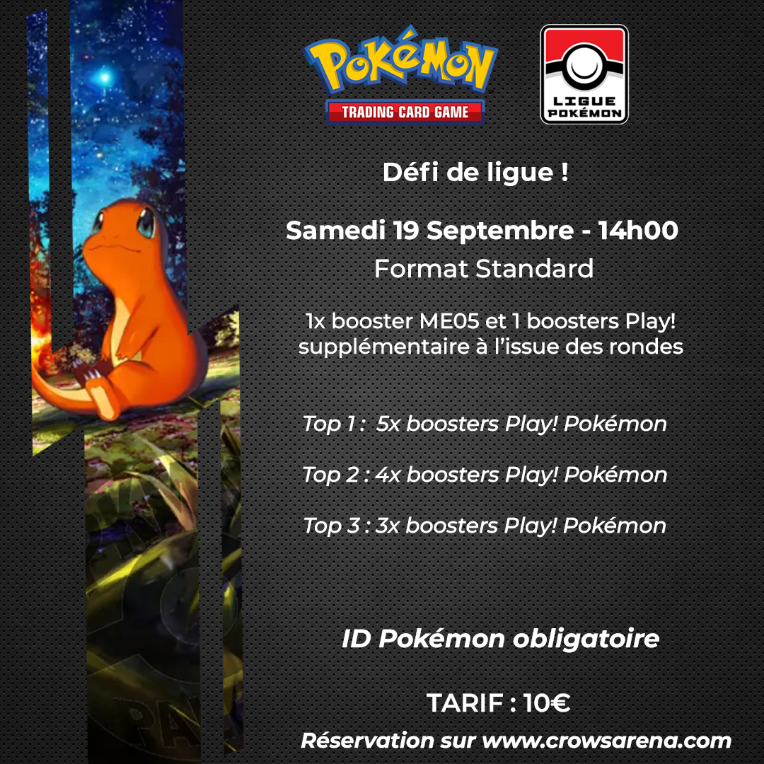 Défi de ligue Pokémon - 19/09/26