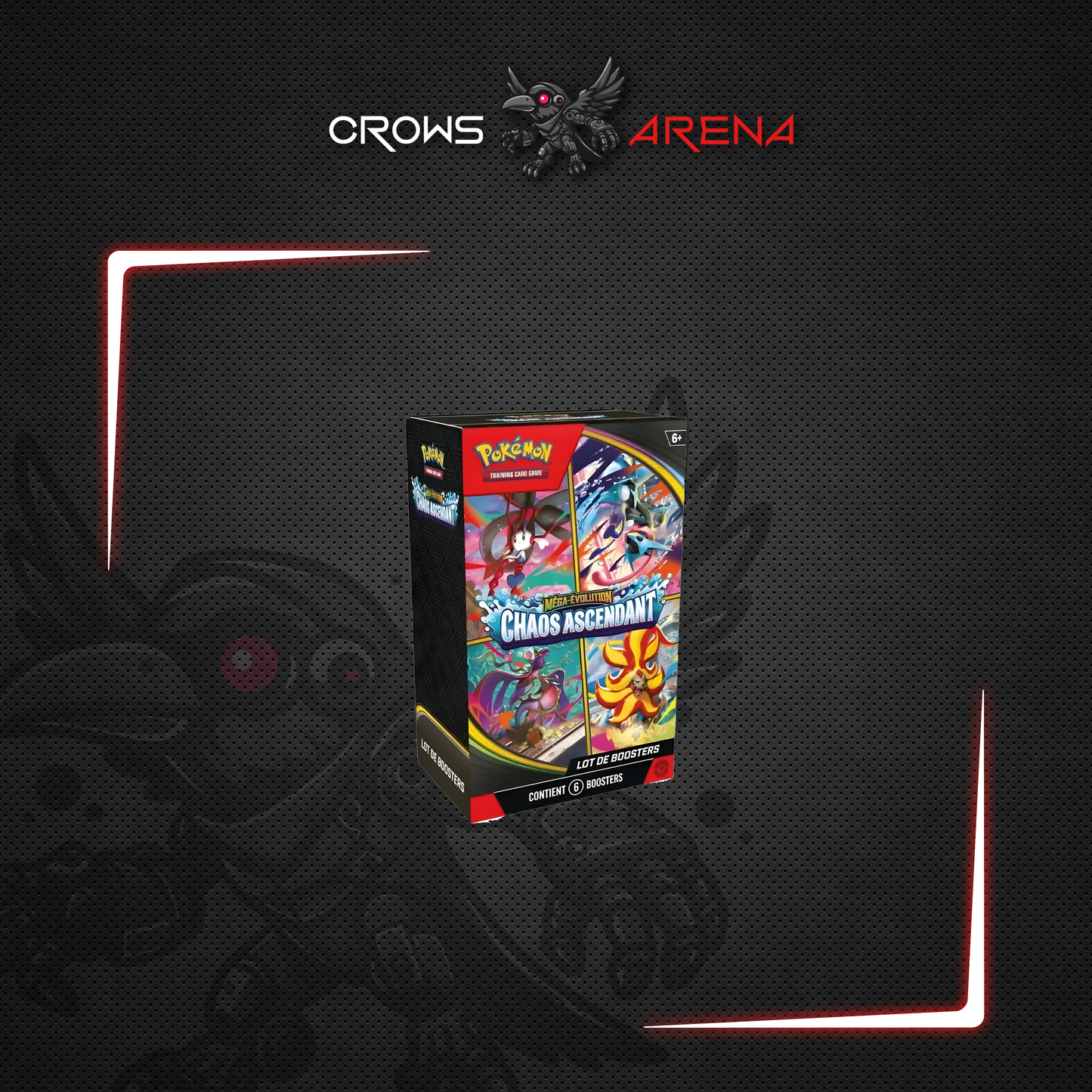 Pokémon - Bundle de 6 boosters - Chaos Ascendant ME04