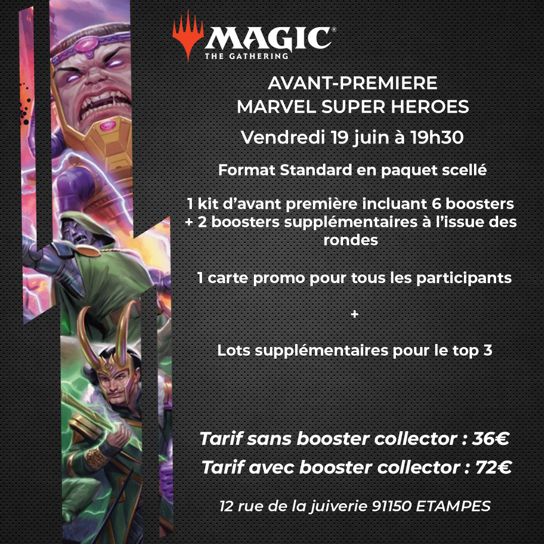 Avant-première MTG Marvel Super Heroes - 19/06/26