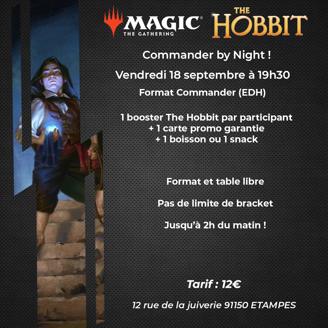MTG - Commander by Night - The Hobbit Edition 18/09/2026