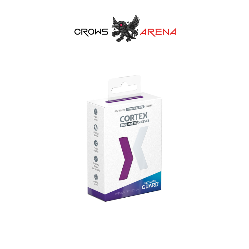 Ultimate Guard - 100 pochettes Cortex Sleeves taille standard Noir Mat Ultimate Guard - 100 pochettes Cortex Sleeves taille standard Noir Mat