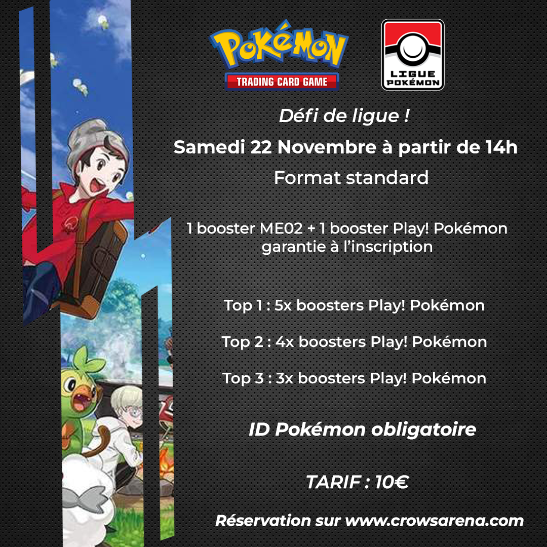 Défi de ligue Pokémon - 22/11/25