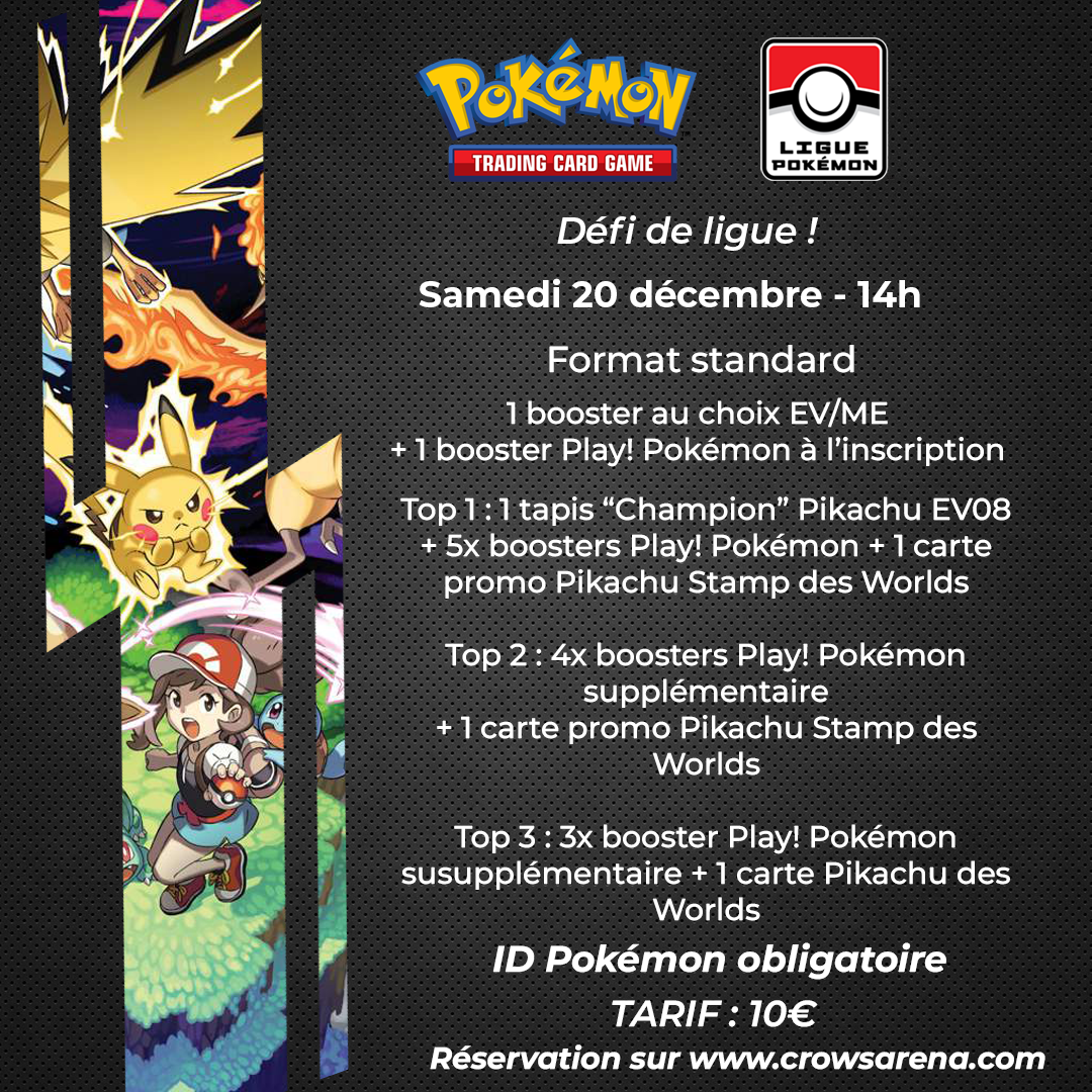 Défi de ligue Pokémon - 20/12/25