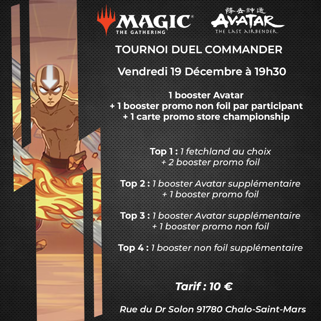 MTG - Tournoi Duel Commander - 19/12/25