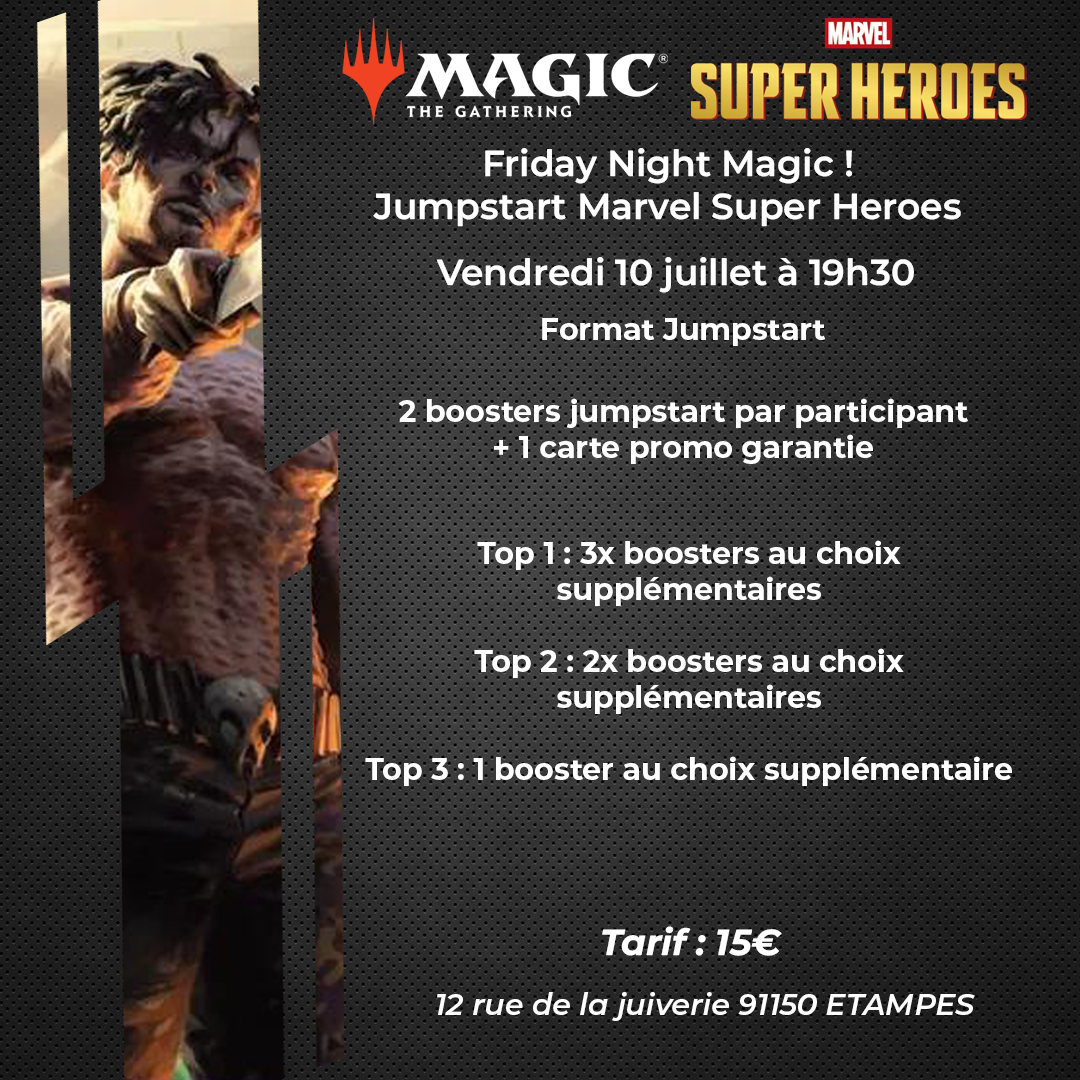 MTG - Friday Night Magic - Spécial Jumpstart Marvel Super Heroes - 10/07/26