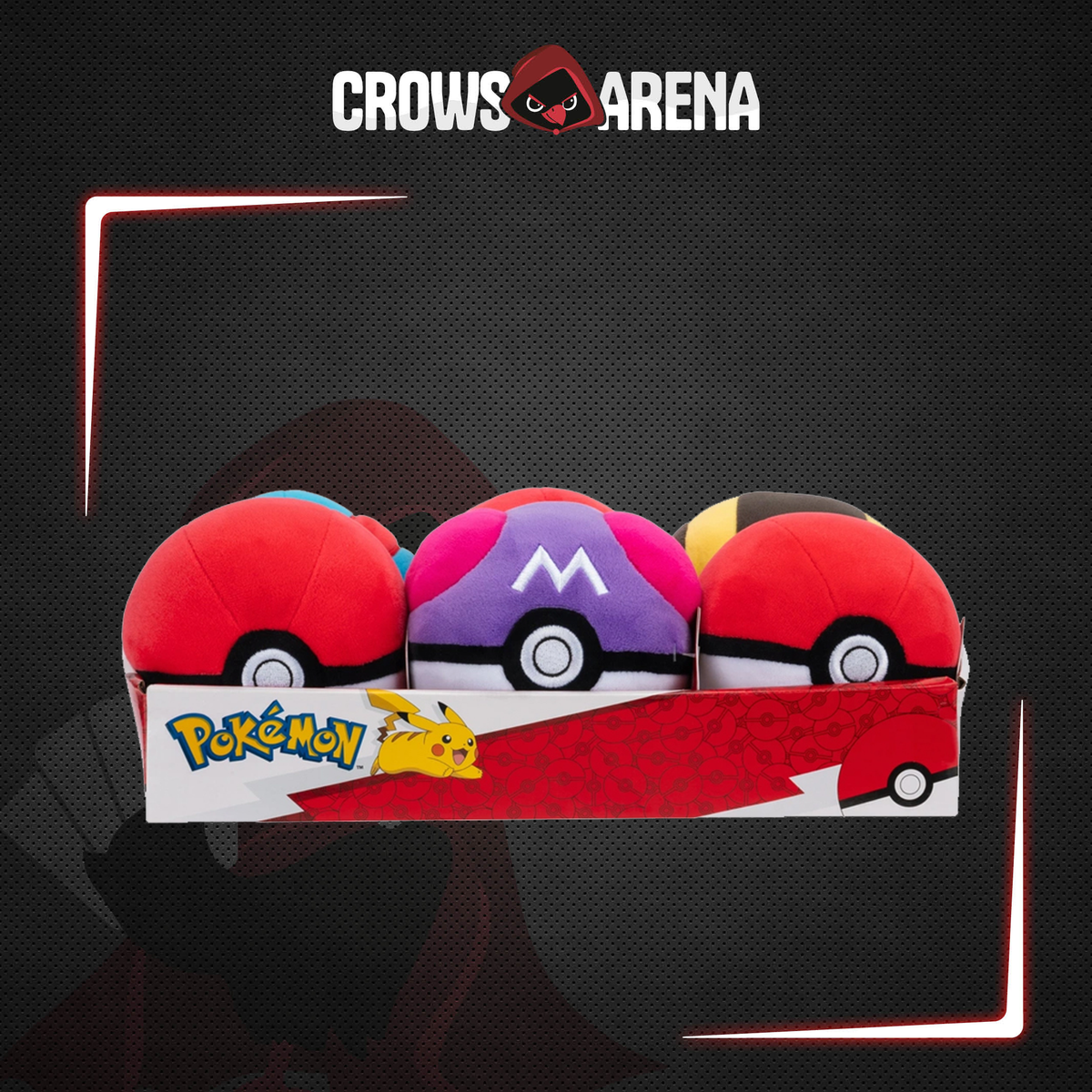Pokémon - Peluche Poké Ball 12,5 cm (modèle aléatoire)