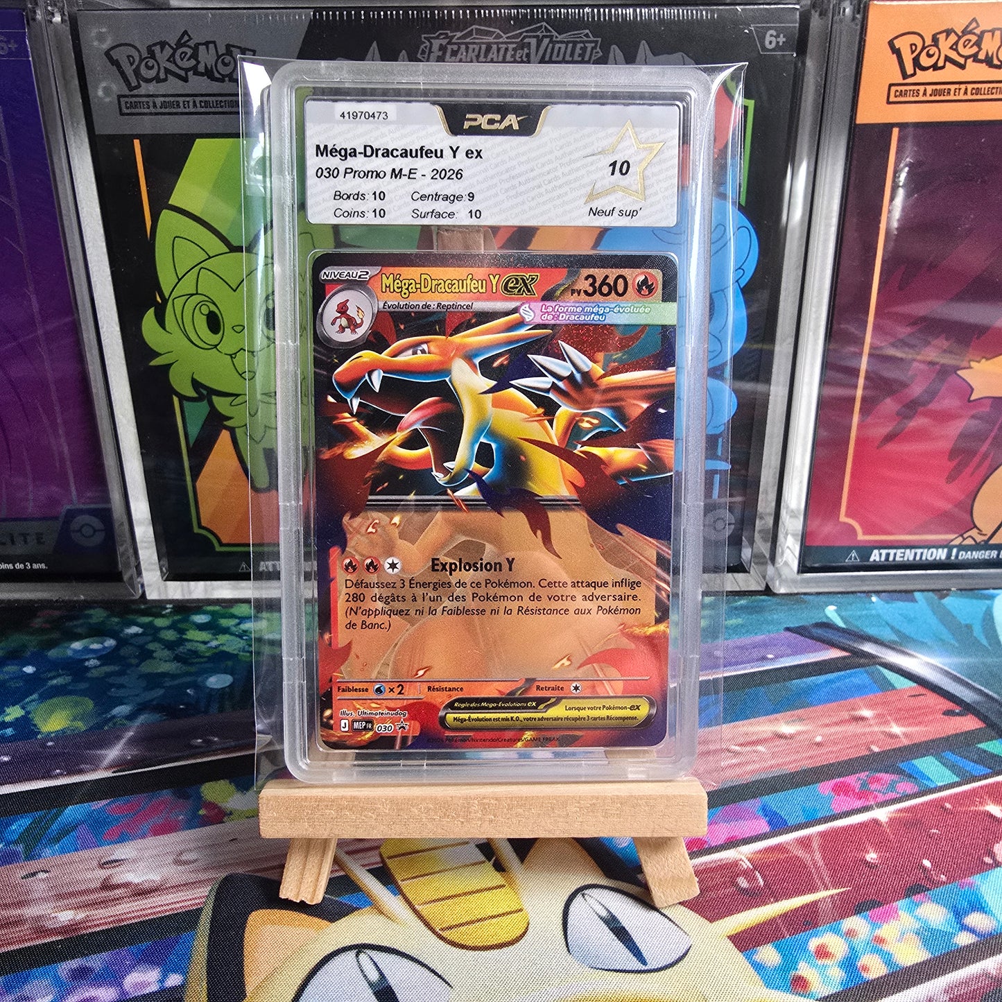 Pokémon - Méga-Dracaufeu Y EX 030 Promo M-E PCA 10 FR - 2026