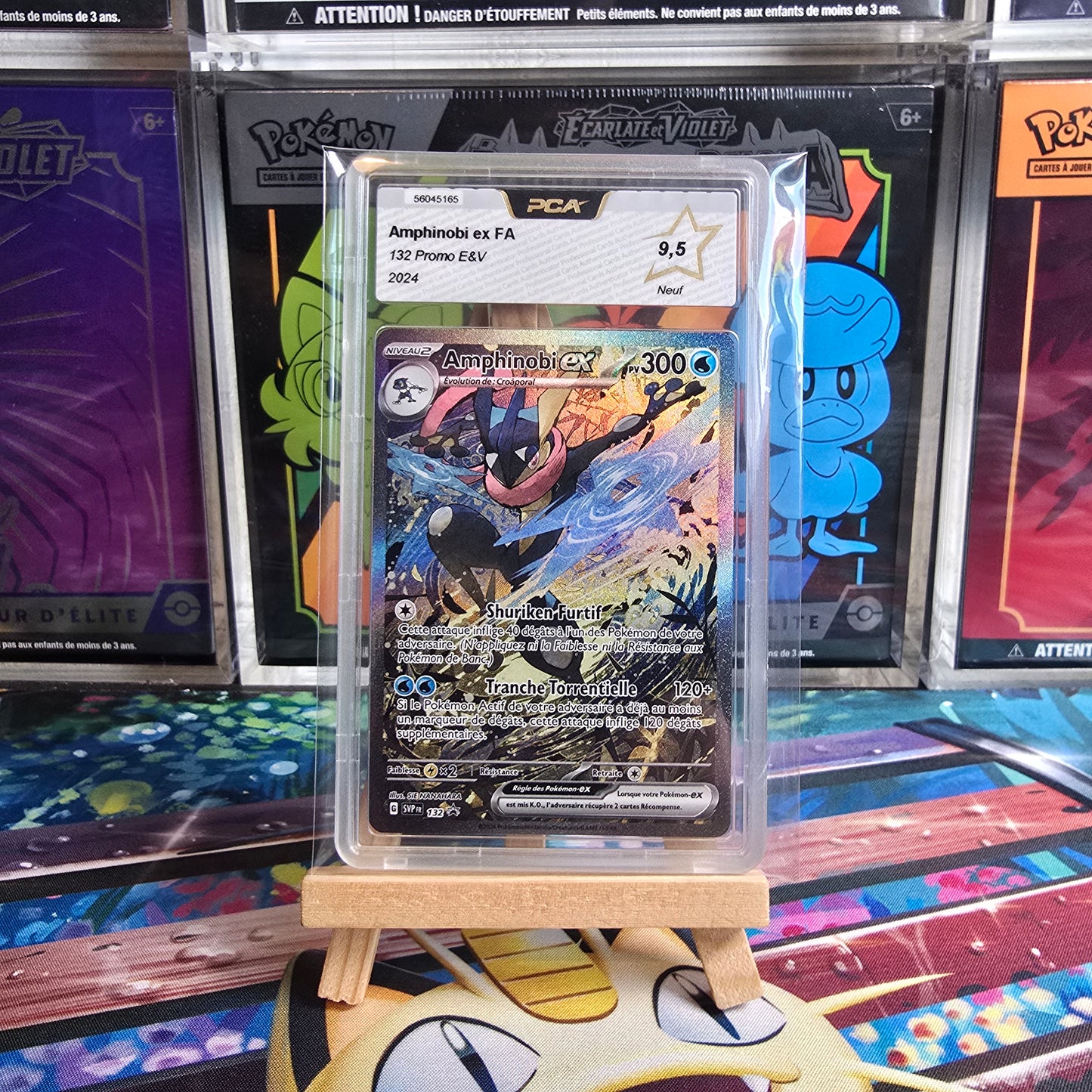 Pokémon - Amphinobi ex FA 132 Promo E&V PCA 9,5 FR - 2024
