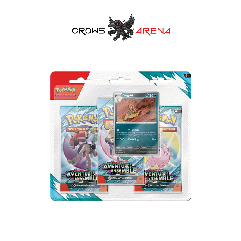 Pokémon - Pack 3 boosters - Aventures Ensembles - EV09