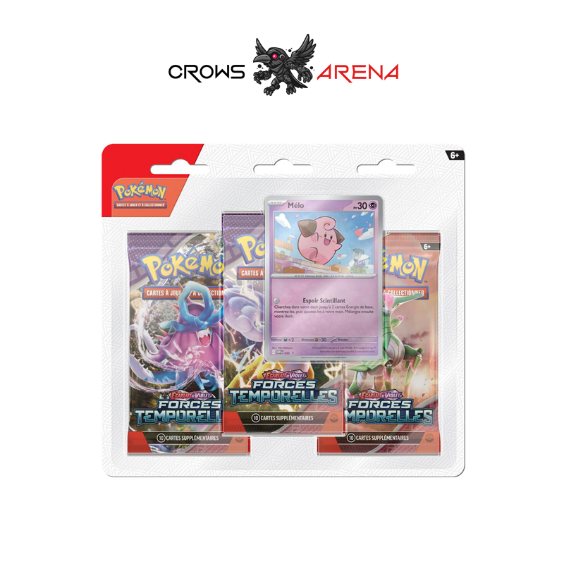 Pokémon - Pack 3 boosters - Forces Temporelles - EV05 - FR