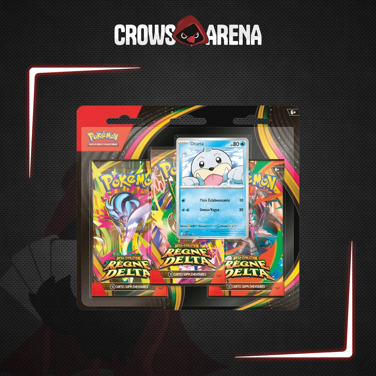 Pokémon - Pack 3 boosters - Règne Delta - ME06 - FR