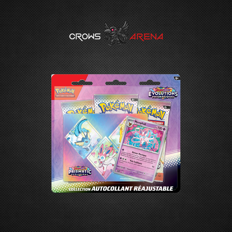 Pokémon - Tech Sticker 3-pack - Evolutions Prismatiques - EV8.5