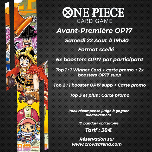 One Piece - Avant-première OP17 FR : Les guerries les plus puissants au monde - 22/08/26