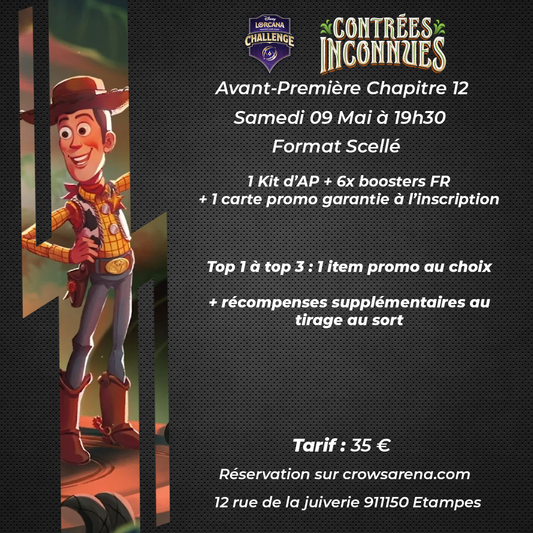 Avant-première Lorcana - Contrées Inconnues - 09/05/26