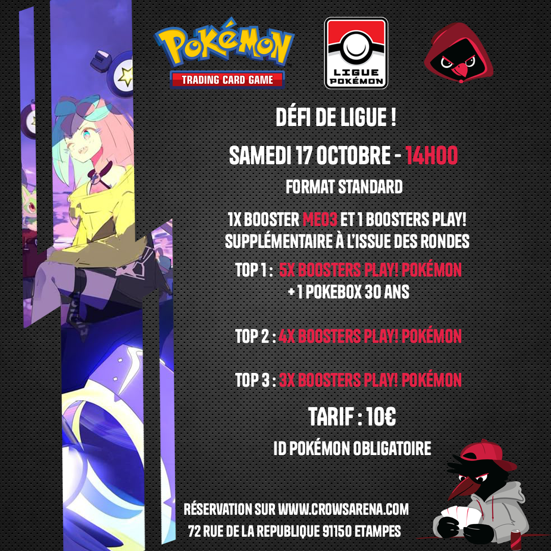 Défi de ligue Pokémon - 17/10/26