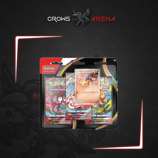 Pokémon - Pack 3 boosters - Chaos Ascendant - ME04 - FR