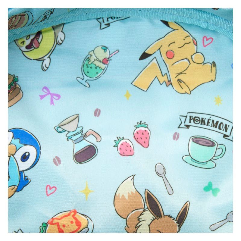 Pokémon - Loungefly - Sac à dos triple poche Pokémon Café