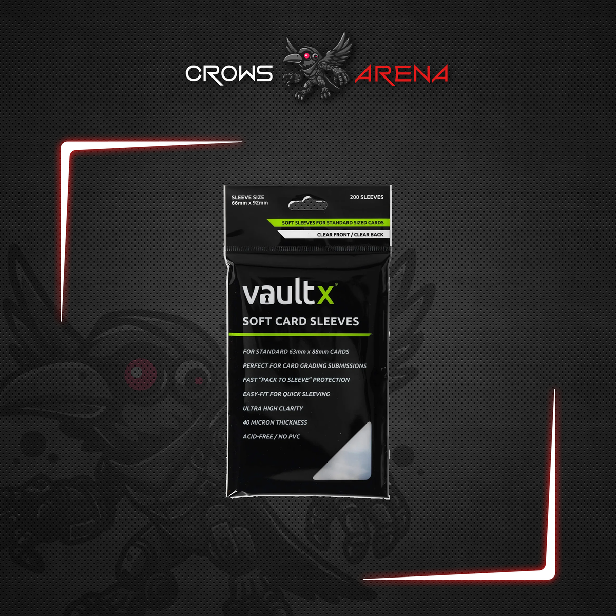 VaultX -  Sleeves transparentes