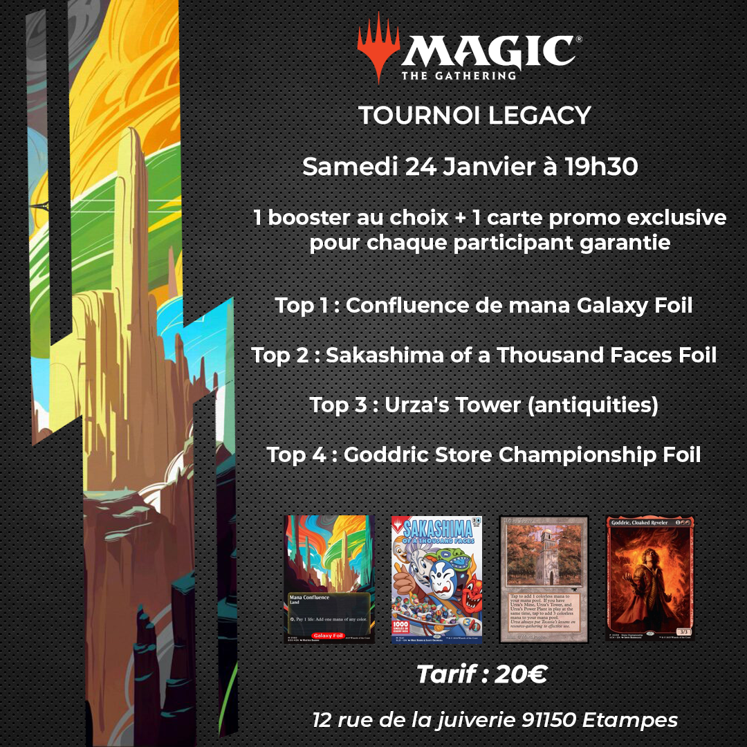 MTG - Tournoi Legacy - 24/01/26