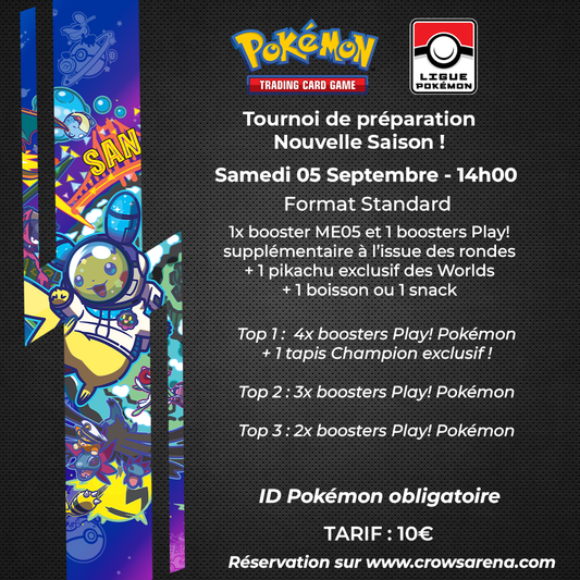 Tournoi de préparation - Nouvelle saison Pokémon TCG ! - 05/09/26