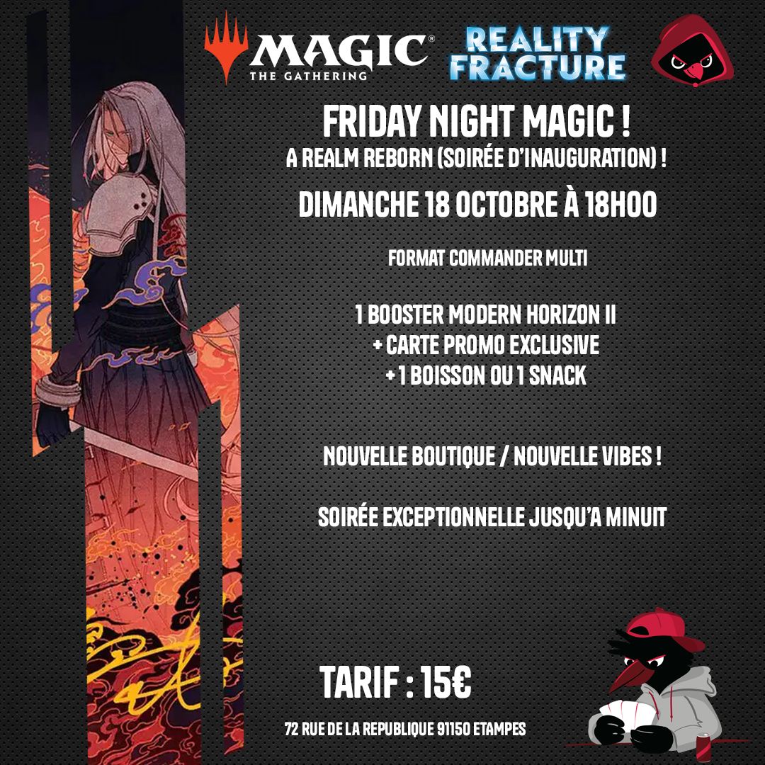 MTG - Friday Night Magic - A Realm Reborn (soirée d'inauguration) ! 18/10/2026