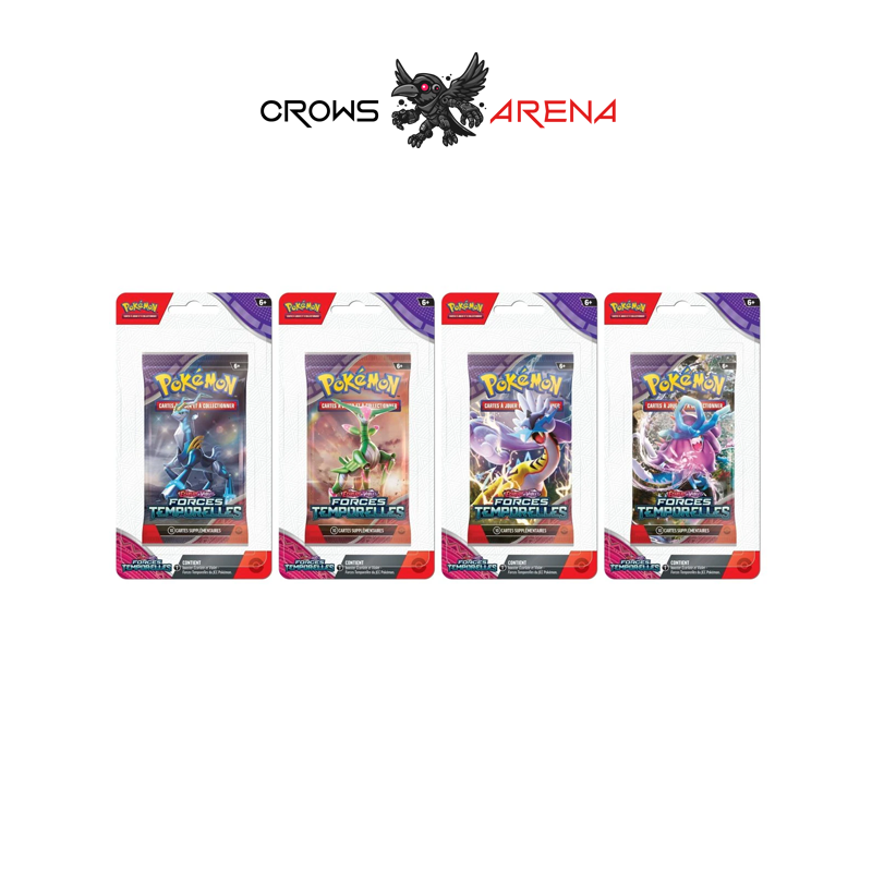Pokémon - Artset 4 boosters sous blister - Forces Temporelles - EV05 - FR