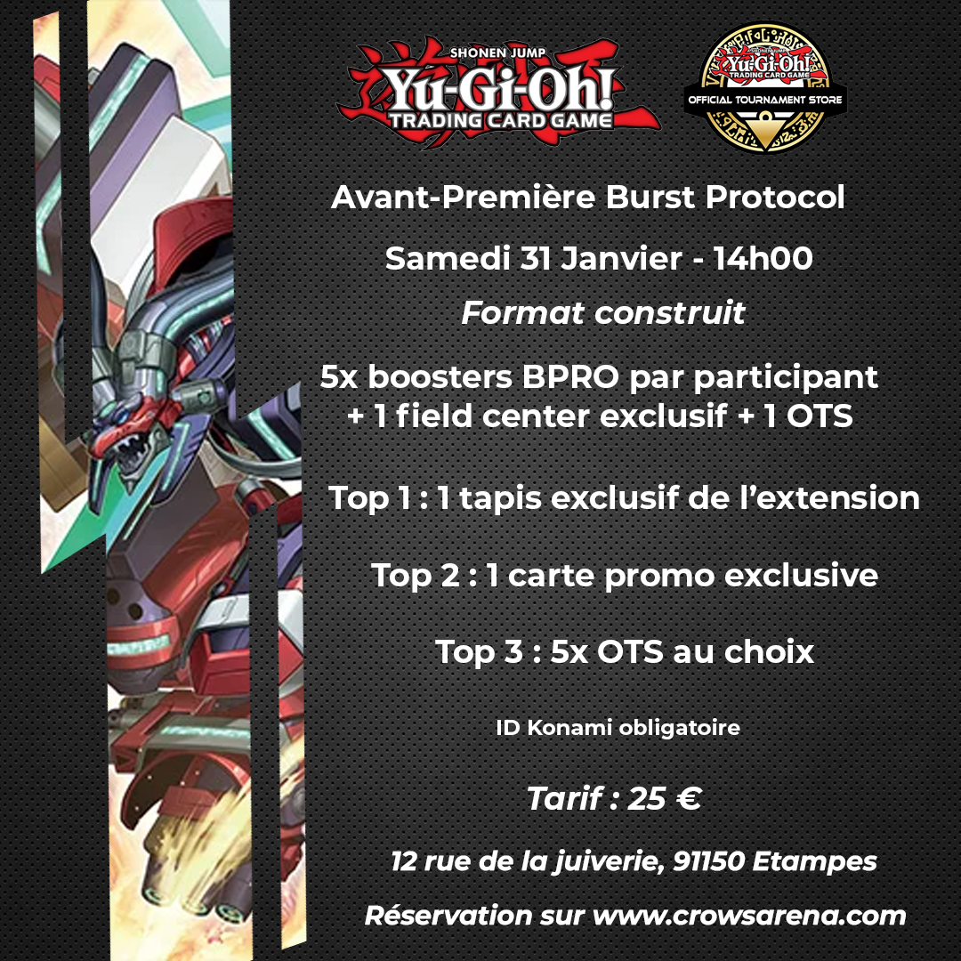 Avant-Première Yu-Gi-Oh! - Burst Protocol 31/01/26