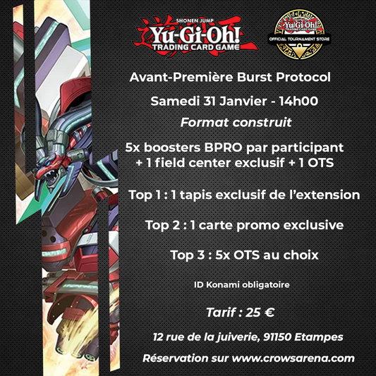 Avant-Première Yu-Gi-Oh! - Burst Protocol 31/01/26