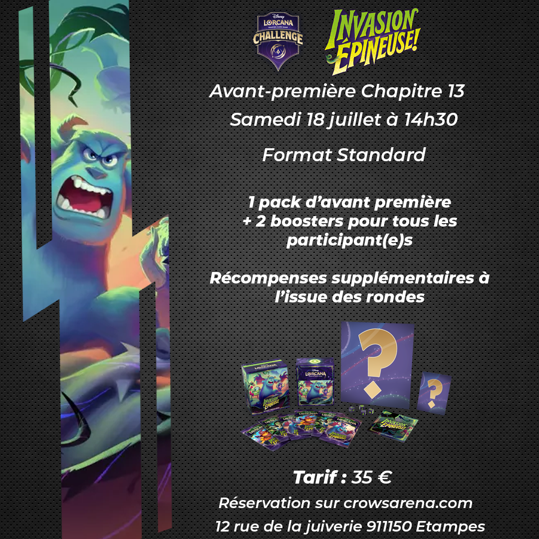 Avant-première Lorcana - Invasion Epineuse - 18/07/26