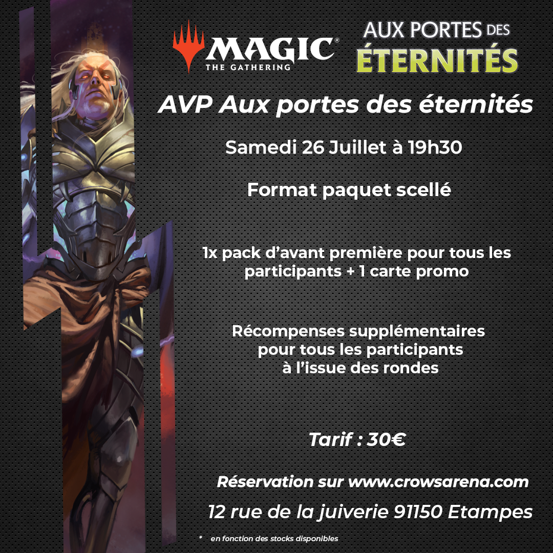 Avant-première MTG Aux portes des éternités - 26/07/25