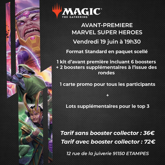 Avant-première MTG Marvel Super Heroes - 19/06/26