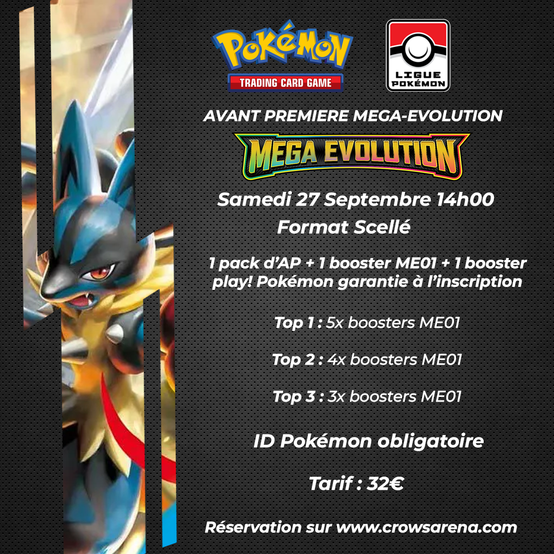 Avant première Pokémon - Méga-Evolution - 27/09/25