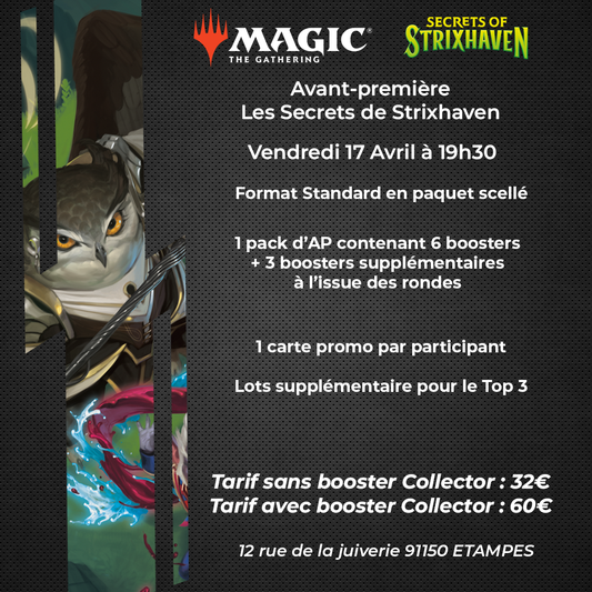 Avant-première MTG Les Secrets de Strixhaven - 17/04/26