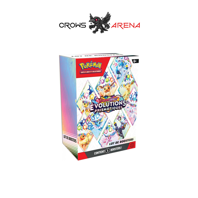 Pokémon - Bundle de 6 boosters - Evolutions Prismatiques