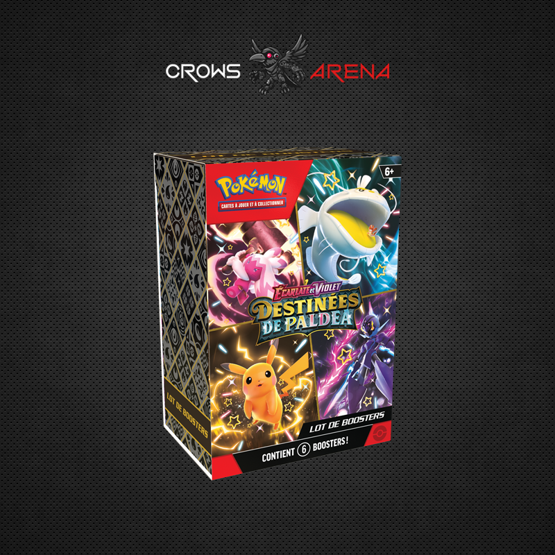 Pokémon - Bundle de 6 Boosters Destinées de Paldéa