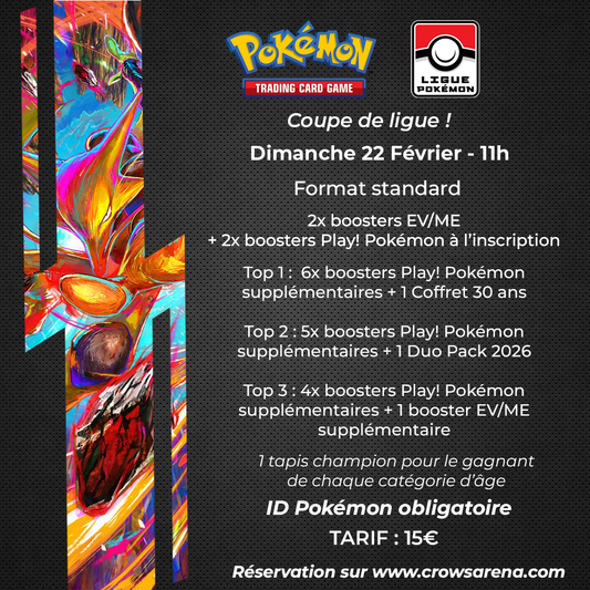 Coupe de ligue Pokémon - 22/02/26
