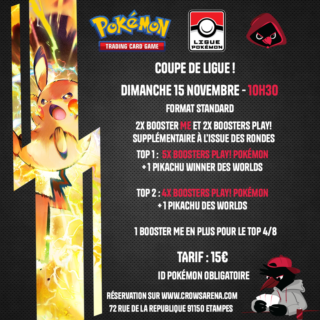 Coupe de ligue Pokémon - 15/11/26