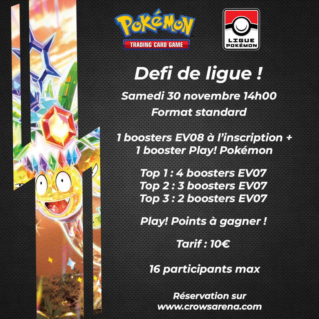 Défi de ligue Pokémon - 30/11/24