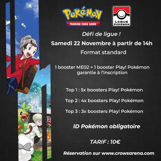 Défi de ligue Pokémon - 22/11/25