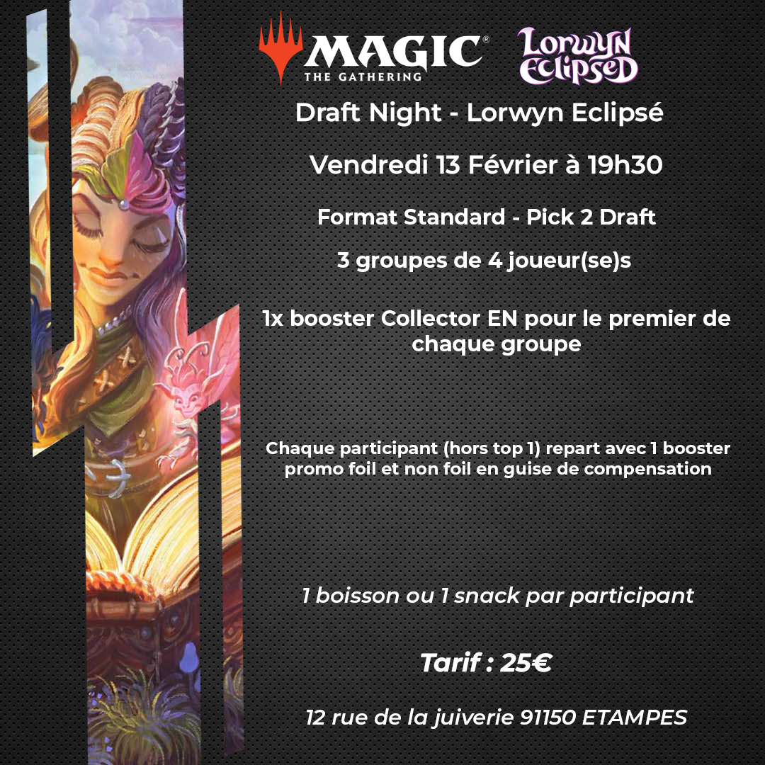 Draft Night Lorwyn Eclipsé - 13/02/2026