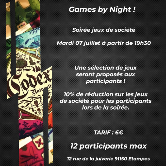 Games by Night ! 07/07/2026