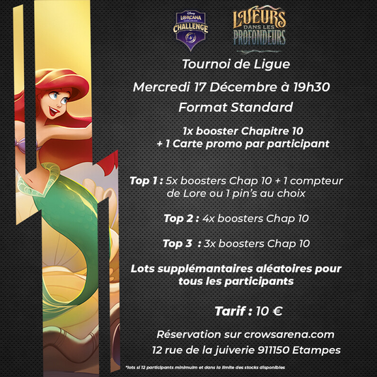 Tournoi de ligue Lorcana - 17/12/25