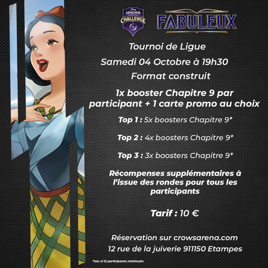 Tournoi de ligue Lorcana - 04/10/25