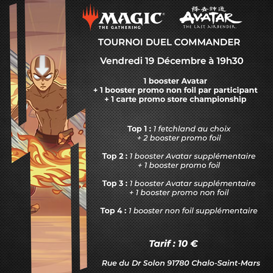 MTG - Tournoi Duel Commander - 19/12/25