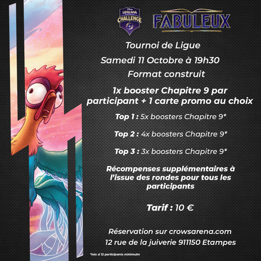 Tournoi de ligue Lorcana - 11/10/25