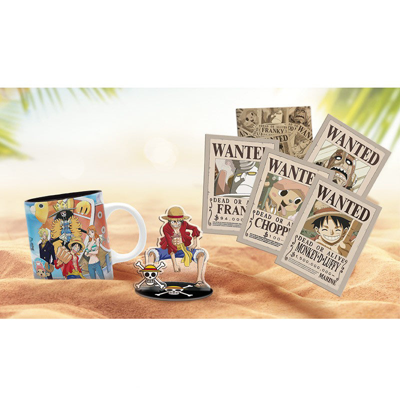 ONE PIECE - Coffret Mug + Acryl® + Cartes postales "Luffy"