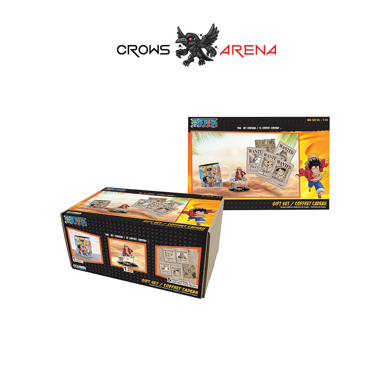 ONE PIECE - Coffret Mug + Acryl® + Cartes postales "Luffy"