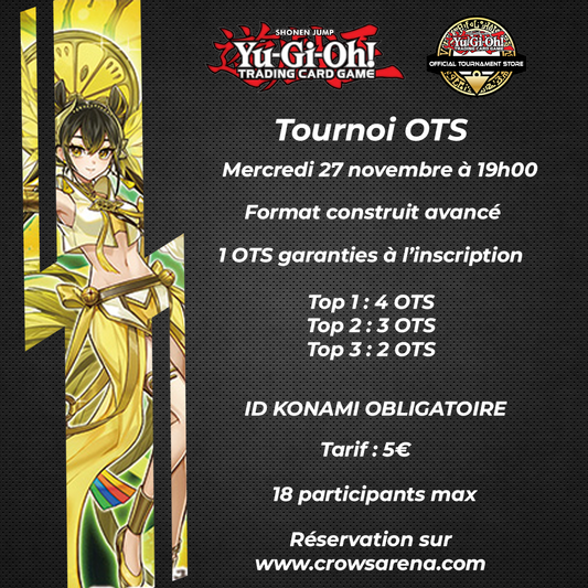 Tournoi OTS - Yu-Gi-Oh! - 27/11/24