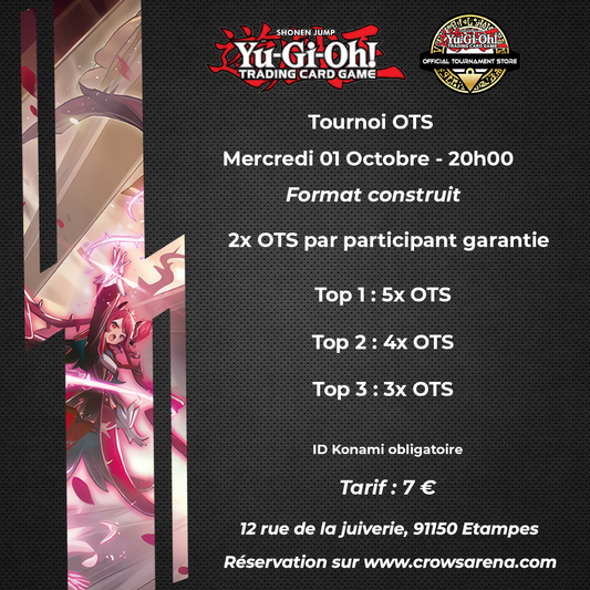 Tournoi OTS - Yu-Gi-Oh! - 01/10/25